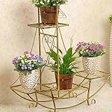 Plant shelf アイロンフラワーラック、リビングルームフラワーポットラックバルコニー盆栽フレームプラントディスプレイスタンド Flower racks ( 色 : B , サイズ さいず : 