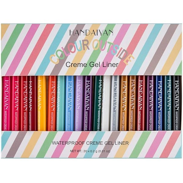 Amazon.co.jp: マットアイライナーペンセット カラフルアイライナー