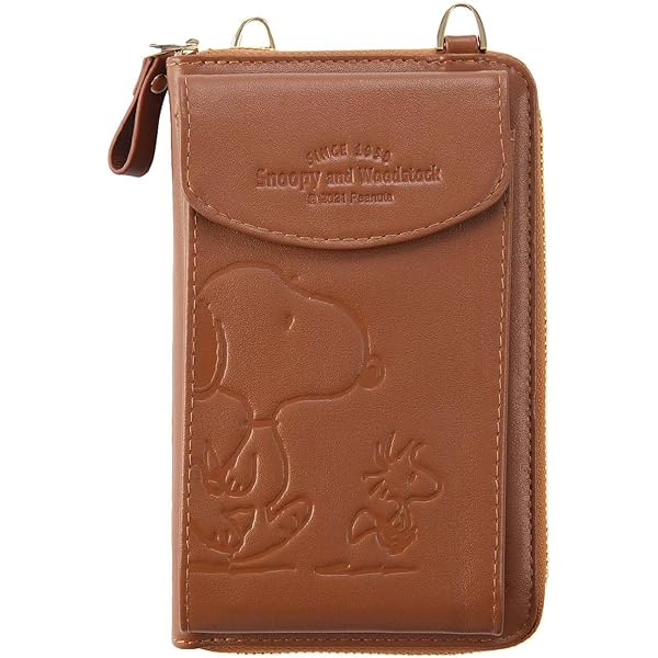 非売品　スヌーピー　2点☺︎　ガバッと開くショルダーポーチ　スマホケース　お財布 非売品 スヌーピー 2点☺︎ ガバッと開くショルダーポーチ