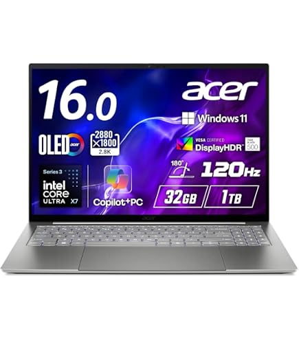 Amazon.co.jp: Acer Swift X 14 Core Ultra 7 255H RTX 5060 32GB