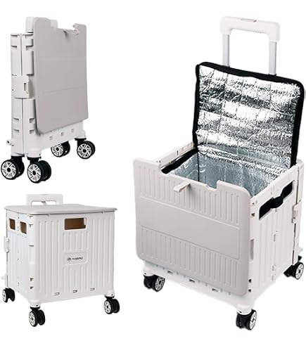 Amazon | TITAN ROLLING COOLER 折り畳み式 クーラーバッグ キャリー