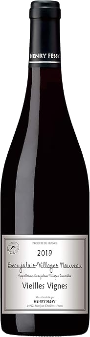 【4年連続金賞受賞ワイナリー】アンリ・フェッシ・ボジョレー・ヴィラージュ・ヌーボー・ヴィエイユ・ヴィーニュ 2019 瓶 [ 赤ワイン ミディアムボディ フランス 750ml ]