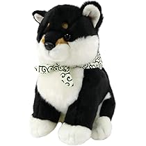 Amazon.co.jp: キュート販売 ぬいぐるみ 黒 まめしば 座り M 日本