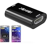 JCHICI HDMI リピーター HDMI2.0 4K＠60Hz/30m 4K＠30Hz/40m 1080P＠60Hz/50mまで延長可能 電源不要 金属ケース 3DとHDR10に対応 HDCP2.2 合計帯域幅 18GBPS の HDMI 拡張コ
