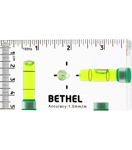 Transparent T-Shaped Magnetic Level – L-Shaped Design With Horizontal & Vertical Vials – 9.5 X 5.1 X 1.3 Cm – Ruler Markings – For DIY & Furniture