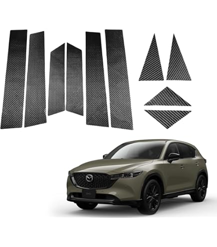 Amazon | CX-5KF系 新型CX-5 カスタム パーツ 鏡面ブラック 金属製