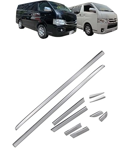 Amazon | 200系ハイエース ドアガーニッシュ CFRP カーボン製 サイド