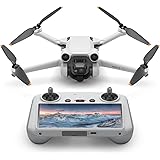 DJI カメラドローン Mini 3 Pro DJI RC (リモコン) 付属 初心者向け リモートID対応 折りたたみ可能 4K/60fps動画 48MP写真 飛行時間34分 軽量249 g未満 前方/後方/下方障害物検知