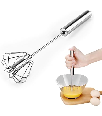 Amazon | S-DEAL 手動ハンドミキサー、手動卵泡立て器 - ステンレス