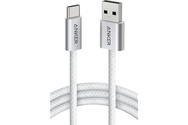 Anker Zolo USB-C & USB-A ケーブル 1.8m ホワイト