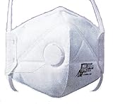 使い捨て式防じんマスク(DD02V-S2-2) 10個入 二つ折　（排気弁付き）