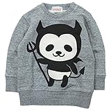 【秋冬春対応】 GARACH(ギャラッチ) 裏毛デビルパンダPtトレーナー 110cm/Mg NO.AH-1631605