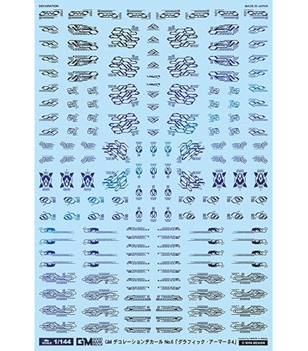 Amazon | GM-699 1/144 GM デコレーションデカール No.6