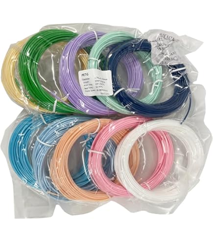 Amazon.co.jp: uxcell 10本セット 3Dプリンターフィラメント 327