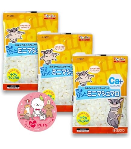 Amazon | スドー ちょびっと ミニ マシュマロ 18g×6個セット
