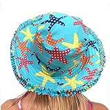 つば広 帽子 キッズ 幼稚園 (3-6歳) 女の子 おしゃれ 専門なUVカット ハット 夏 日焼け防止 紫外線対策 日除け アウトドア ビーチ 登山 キャンプ ピクニック かわいい 水着 サーフ帽子