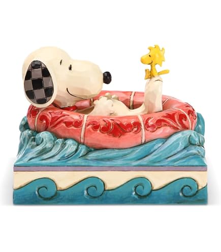 Peanuts by Jim Shore Snoopy & Woodstock on Scooter Scootin Around
