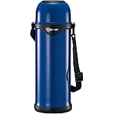 象印マホービン 水筒 1.0L 大容量 さげひもつき コップタイプ 広口約5cm ステンレスボトル 保温・保冷 ブルー SJ-TG10-AA