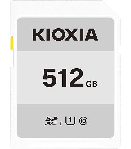 新品未開封　キオクシア　KIOXIA 512GB KEMU-A512G Amazon.co.jp: KIOXIA EXCERIA PLUS SDHCカード 512GB CLASS10