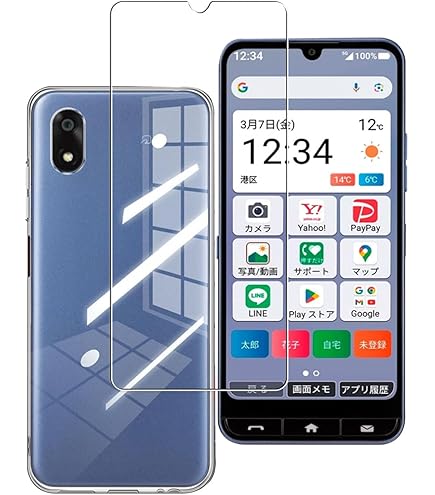 Amazon | ZTE かんたんスマホ4/ A402ZT ケース【MARR】 透明 クリア