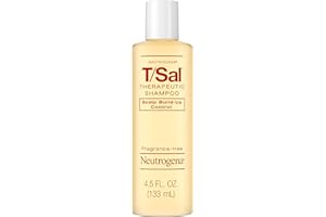 Neutrogena T/Sal Therapeutic Shampoo for Scalp Build-Up Control with Salicylic Acid, Scalp Treatment for Dandruff, Scalp Psoriasis & Seborrheic Dermatitis Relief, 4.5 fl. oz