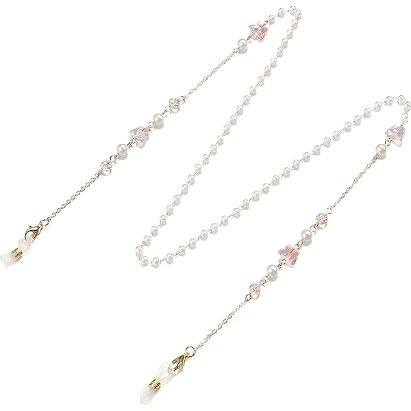 Amazon | [ループ] 白いお花 ＆ パール と スワロフスキー