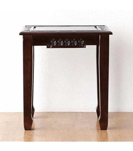 Amazon.co.jp: 花台アンティーク木製古道具台展示台古家具ディスプレイ