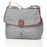 ベイビーメル 【Babymel】 Satchel(サッチェル) ネイビー/ストライプ　マザーズバッグ ショルダーバッグ  ママバッグ