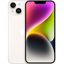 iphone 14 128GB SIMフリー スターライト バッテリー96％ Amazon 