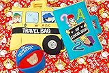 布絵本MY ABC TRAVEL BAG/SCHOOL BUS&MY SCHOOL BOOK&おまけ付きバスケットプレイヤーズ　プレイ&ラーンギフトセットシリーズ