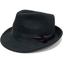 新品ベーシックエンティBasiquenti中折れ帽フェドーラセンタークリース黒 Amazon | BASIQUENTI [ ベーシックエンチ ] Premium Charm Fedra