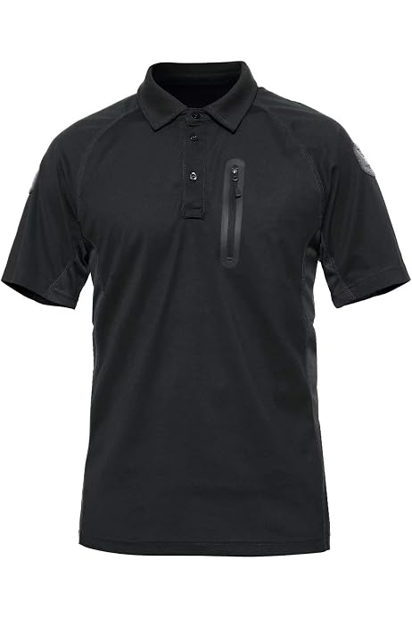 Russell Mens Stretch Short Sleeve Polo 