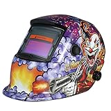 KKmoon 自動遮光溶接面 溶接ヘルメット 溶接マスク 太陽光発電 TIG MIGマスク