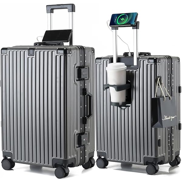 スーツケース アルミフレームタイプ キャリーケース シルバー 機内持込可 S Amazon | [SnooII] 在庫処分 市場最軽量 スーツケース キャリーケース