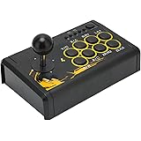 アーケードスティック、PS3 / PS4 /スイッチ/PC用のUSBワイヤードジョイスティックファイティングスティックゲーミングコントローラー、アーケードファイトスティックジョイスティック、プラグアンドプレイ