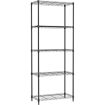 Amazon｜IZEUK スチールラック 5段 高さ伸縮メッシュ 収納棚 防錆加工