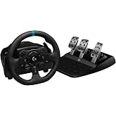 【Amazon.co.jp限定】 Logicool G ハンコン G923 グランツーリスモ7 Forza Horizon 6 G923d | PS5 PS4 PC ハンドル コントローラー レーシング ゲーム フォースフィードバックシステム ステア