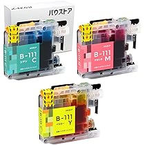 Amazon.co.jp: ブラザー brother LC111 C/M/Y 3色セット 互換