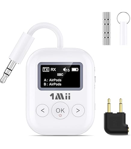 Amazon | 1Mii Bluetooth 5.3 トランスミッター Bluetooth TV
