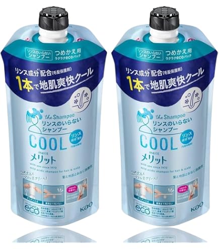 Merit リンスのいらないシャンプー クールタイプ つめかえ用 340ml