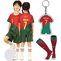 ロナウド　CR7 グッズセット Luoshuui Cristiano Ronaldo Kids Zip-Up Set: Stylish Gear for