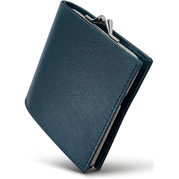 Amazon | [JOLI ALL LEATHER ITEMS]小さな外がま口の二つ折り財布