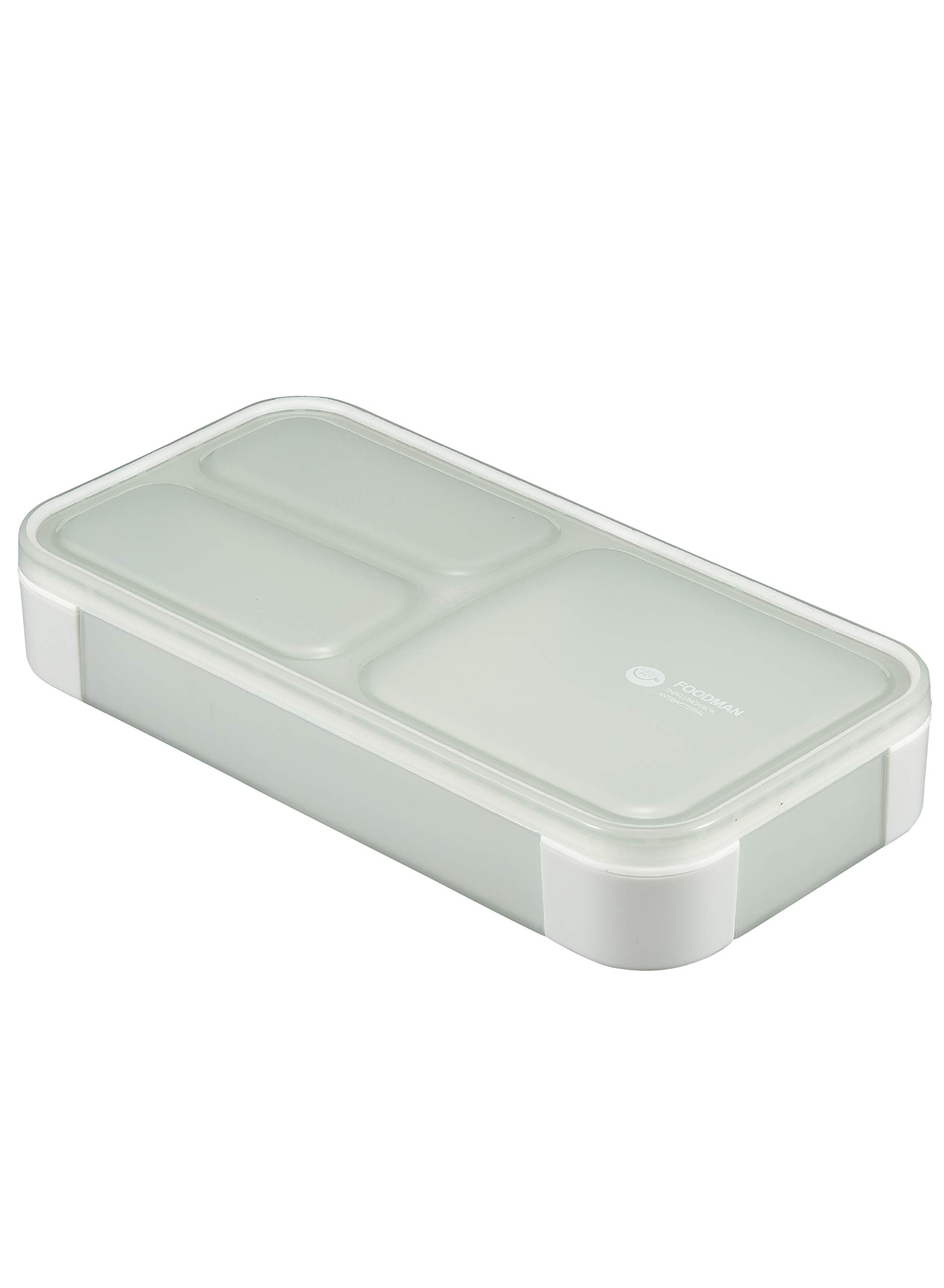 【43%OFF】【1,064円】 シービージャパン 4点ロックでしっかり固定 抗菌 立てて運べる 薄型弁当箱