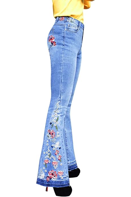 CHARTOU Womens Chic Floral Embroidered 