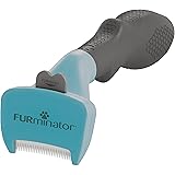 【Amazon.co.jp限定】ファーミネーター 小型猫 S 長毛種用 ペット ブラシ 獣医師監修 ヘアボール(毛球症)対策 肌に優しくアンダーコート除去 ボタンを押して抜け毛が簡単に取れる グルーミングブラシ スキンケア 熱中症対策