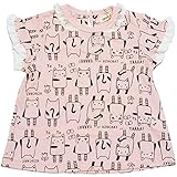 【本体綿100％】2017年 夏物 UZUCHAT ウズチャット 天竺 総柄プリント 半袖Ｔシャツ UZULAND ウズランド ピンク◇90cm