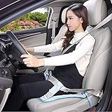 マタニティーシートベルト LORCOO シートベルト補助具 妊娠用 お母さんと赤ちゃんをしっかりガード (ブルー)