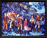 uhomate Fire Wall Decor Vincent Van Gogh Starry Nightポスターホームキャンバス壁アート印刷記念ギフトベビーギフト子供部屋装飾用リビングルーム壁装飾a