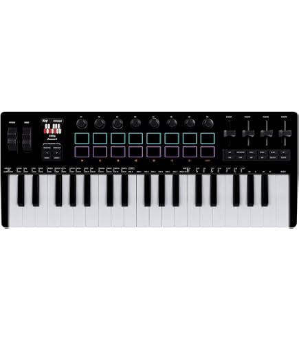 Amazon | KORG コルグ USB MIDI キーボード microKEY-37BKRD 【37鍵