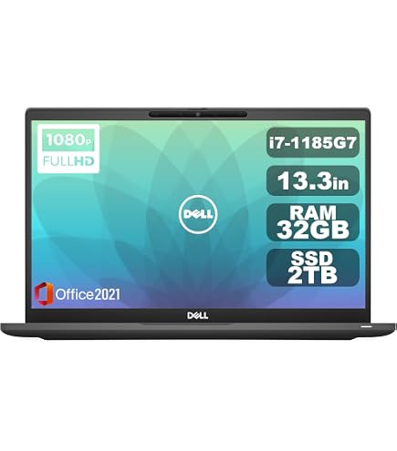 Amazon.co.jp: Dell Latitude 7320 ノートパソコン - 13.3インチ FHD